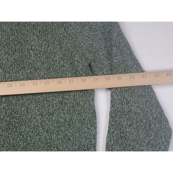 Appleseed's Women's Medium Green Cut Turtle Neck - Picture 5 of 9